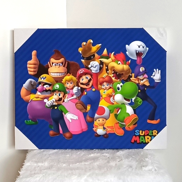 Nintendo Art New In Package Super Mario Wall Art Poshmark